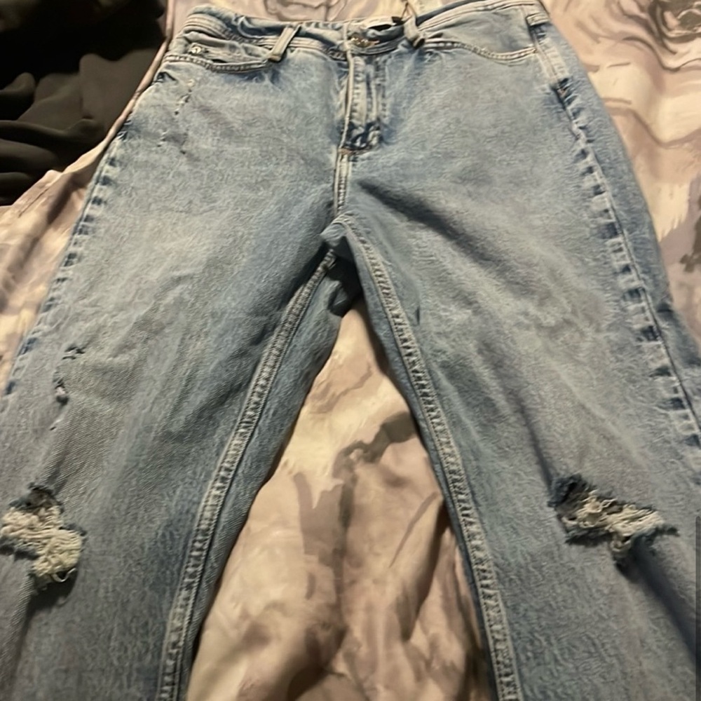 Zara Blue Boyfriend Jeans